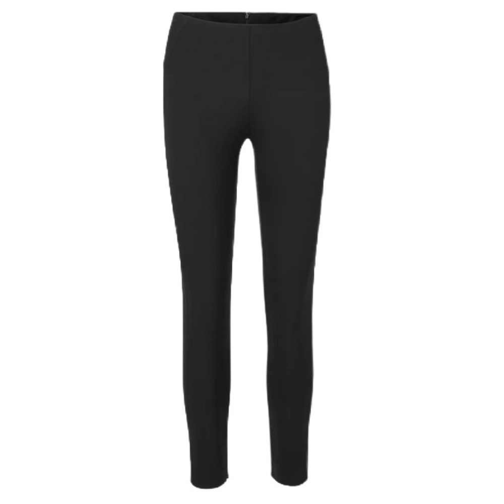Veronica Beard Scuba Slim-Fit Pant Black High-Rise Cropped Pant Size 12